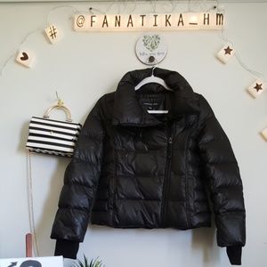 Andrew Marc kids black puffer jacket